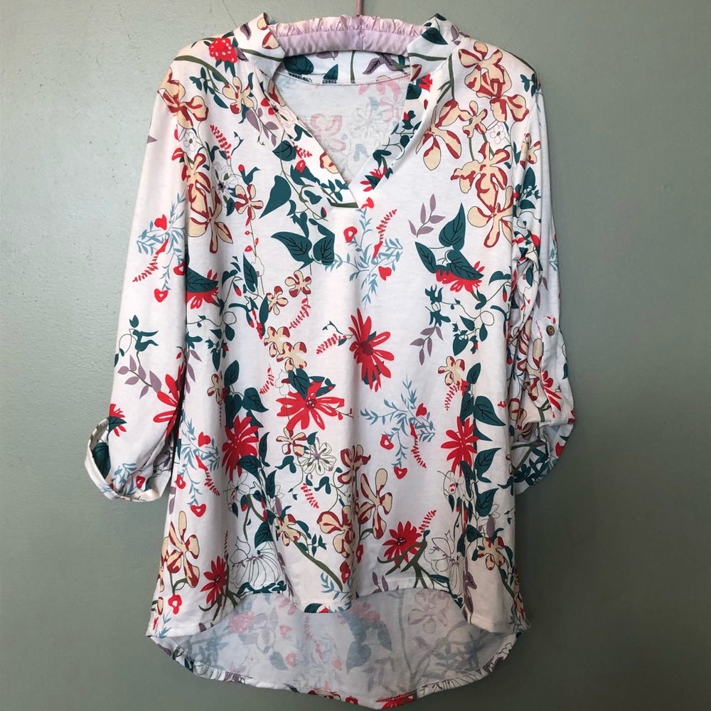 Boutique floral tunic
